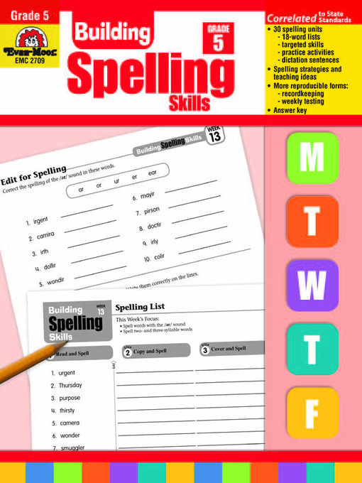 Cover image for Building Spelling Skills Daily Practice